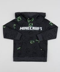 Blusao-de-Moletom-Infantil-Minecraft-Cinza-Mescla-Escuro-9948296-Cinza_Mescla_Escuro_1