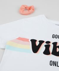 Blusa-Juvenil--Good-Vibes--Manga-Curta---Elastico-de-Cabelo-Schunchie-Branca-9954244-Branco_4