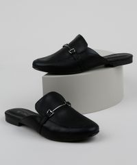 Mule-Feminino-Via-Uno-Bico-Redondo-com-Fivela-Preto-9961669-Preto_1