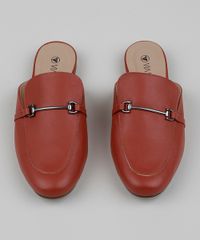 Mule-Feminino-Via-Uno-Bico-Redondo-com-Fivela-Marrom-9961671-Marrom_5