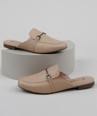 Mule-Feminino-Via-Uno-Bico-Redondo-com-Fivela-Bege-9961673-Bege_1