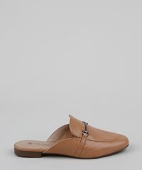 Mule-Feminino-Via-Uno-Bico-Redondo-com-Fivela-Bege-9961679-Bege_2