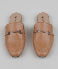 Mule-Feminino-Via-Uno-Bico-Redondo-com-Fivela-Bege-9961679-Bege_5
