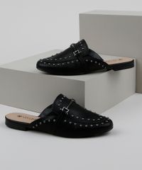 Mule-Feminino-Via-Uno-Bico-Redondo-com-Tachas-Preto-9961684-Preto_1