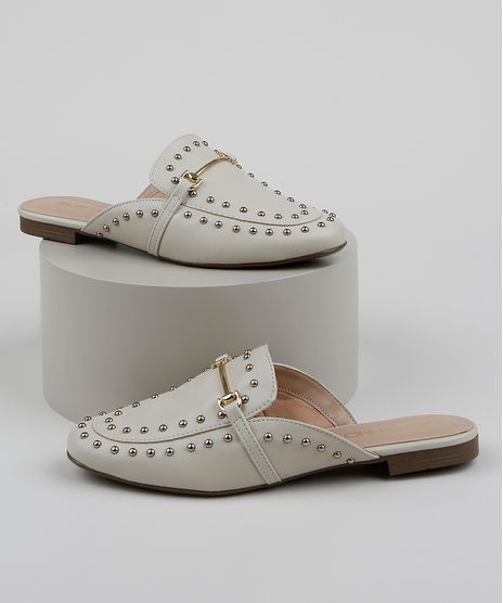 Mule-Feminino-Via-Uno-Bico-Redondo-com-Tachas-Branco-9961688-Branco_1