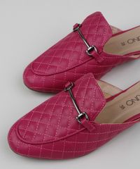 Mule-Feminino-Matelasse-Via-Uno-Bico-Redondo-com-Fivela-Rosa-9961700-Rosa_3