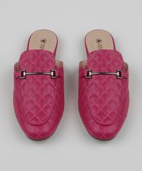 Mule-Feminino-Matelasse-Via-Uno-Bico-Redondo-com-Fivela-Rosa-9961700-Rosa_5