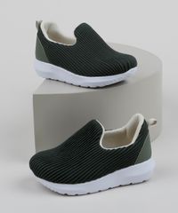 Tenis-Infantil-Knit-Calce-Facil-com-Recortes--Verde-9963177-Verde_1