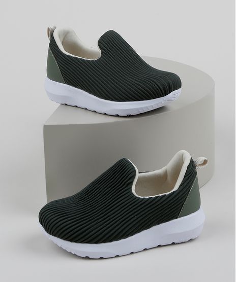 Tenis-Infantil-Knit-Calce-Facil-com-Recortes--Verde-9963177-Verde_1