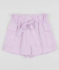 Short-Infantil-Clochard-com-Faixa-para-Amarrar-Lilas-9963557-Lilas_1