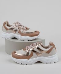 Tenis-Feminino-Vizzano-Sneaker-Chunky-com-Recortes-Metalizado-Rose-9947643-Rose_1