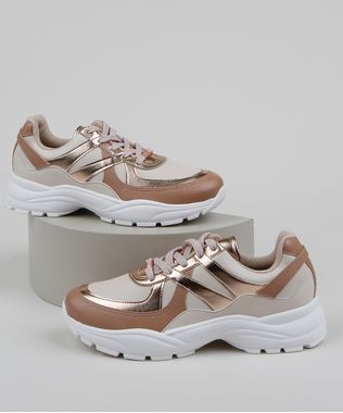 Tenis-Feminino-Vizzano-Sneaker-Chunky-com-Recortes-Metalizado-Rose-9947643-Rose_1