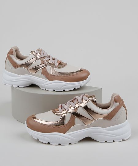 Tenis-Feminino-Vizzano-Sneaker-Chunky-com-Recortes-Metalizado-Rose-9947643-Rose_1 Tenis-Feminino-Vizzano-Sneaker-Chunky-com-Recortes-Metalizado-Rose-9947643-Rose_1