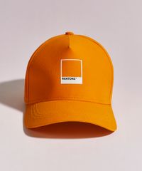 Bone-Masculino-Pantone-de-Sarja-Aba-Curva-Laranja-9958965-Laranja_3