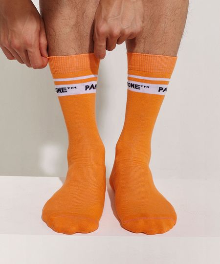 Meia-Masculina-Pantone-Cano-Alto-Laranja-9958966-Laranja_1