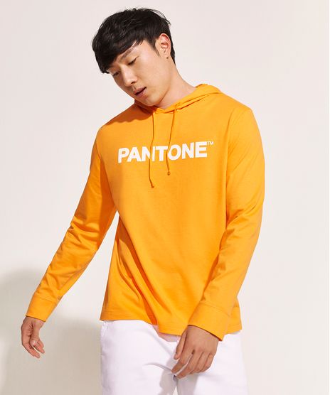 Camiseta-Masculina-Pantone-com-Capuz-Manga-Longa-Laranja-9959152-Laranja_1