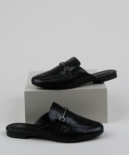 Mule-Feminino-Via-Uno-Bico-Redondo-com-Fivela-Textura-Animal-Print-de-Cobra-Preto-9961677-Preto_1 Mule-Feminino-Via-Uno-Bico-Redondo-com-Fivela-Textura-Animal-Print-de-Cobra-Preto-9961677-Preto_1