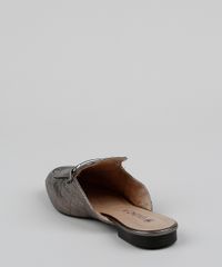 Mule-Feminino-Matelasse-Via-Uno-Bico-Redondo-com-Fivela-Chumbo-9961694-Chumbo_4
