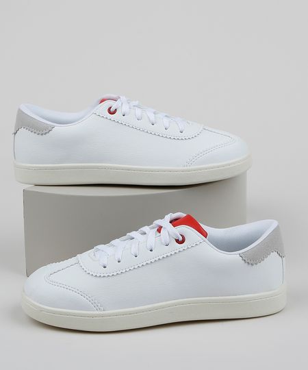 Tenis-Feminino-Oneself-com-Recorte-Contrastante-Branco-9962817-Branco_1