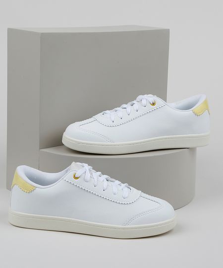 Tenis-Feminino-Oneself-com-Recorte-Contrastante-Branco-9962818-Branco_1