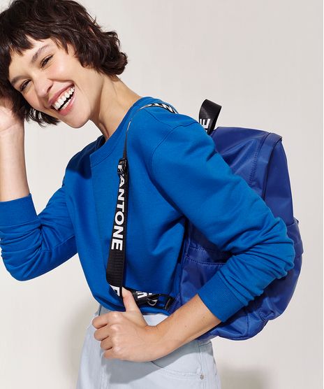 Mochila-Feminina-Pantone-com-Bolsos-Azul-9945762-Azul_1