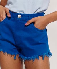 Short-Feminino-Pantone-de-Sarja-Cintura-Alta-com-Bolso-Barra-Desfiada-Azul-9958713-Azul_5
