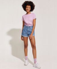 Blusa-Feminina-Pantone-Com-no-e-Bolso-Manga-Curta-Decote-Redondo-Rosa-Claro-9958807-Rosa_Claro_3