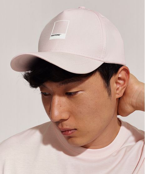 Bone-Masculino-Pantone-de-Sarja-Aba-Curva-Rosa-Claro-9958965-Rosa_Claro_1