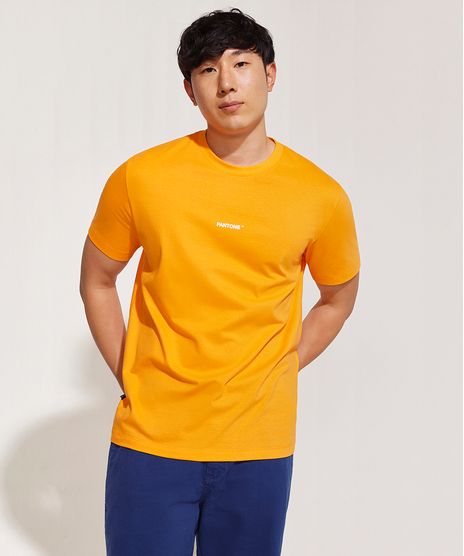 Camiseta-Masculina-Pantone-Manga-Curta-Gola-Careca-Laranja-9958967-Laranja_1