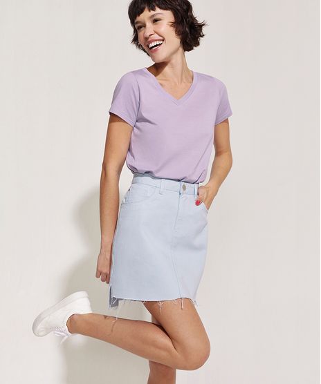 Blusa-feminina-Basica-Pantone-Manga-Curta-Decote-V-Lilas-9958804-Lilas_1