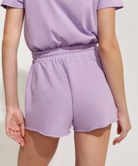 Short-de-Moletom-Feminino-Pantone-Cintura-Alta-com-Recortes-e-Cos-com-Elastico-Lilas-9958808-Lilas_4
