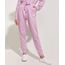 Calca-de-Moletom-Feminina-Pantone-Jogger-Cintura-Alta-com-Bolsos-Rosa-Claro-9960032-Rosa_Claro_1