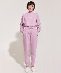 Calca-de-Moletom-Feminina-Pantone-Jogger-Cintura-Alta-com-Bolsos-Rosa-Claro-9960032-Rosa_Claro_2