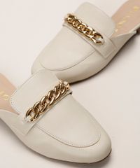 Mule-Feminino-Via-Uno-Bico-Redondo-com-Corrente-Bege-9961683-Bege_3