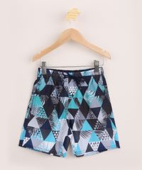 Bermuda-Surf-Infantil-Estampada-Geometrica-com-Cordao-Preta-9954551-Preto_1