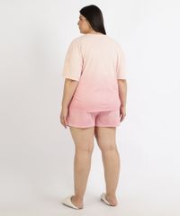 Pijama-Feminino-Plus-Size-Degrade-Manga-Curta-Coral-9958867-Coral_2