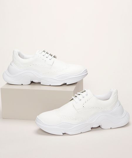 Tenis-Feminino-Oneself-Chunky-com-Detalhes-Vazados-Branco-9963709-Branco_1