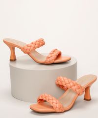 Tamanco-Feminino-Oneself-Salto-Taca-Medio-Tiras-Trancadas-Laranja-9965010-Laranja_1