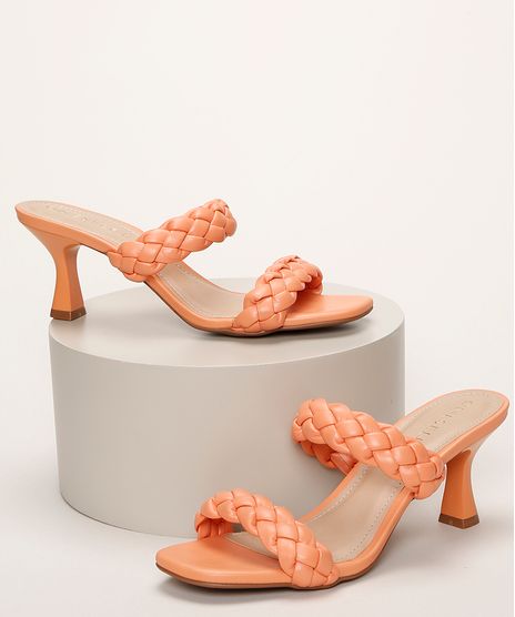 Tamanco-Feminino-Oneself-Salto-Taca-Medio-Tiras-Trancadas-Laranja-9965010-Laranja_1