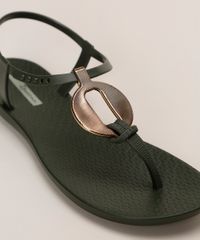 Rasteirinha-Feminina-Ipanema-com-Fivela-Metalizada-Verde-Militar-9960628-Verde_Militar_3