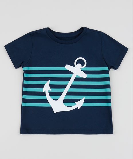 Camiseta-Infantil-com-Listras-e-Ancora-Manga-Curta-Azul-Marinho-9952864-Azul_Marinho_1