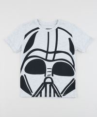 Camiseta-Infantil-Darth-Vader-Star-Wars-Manga-Curta-Gola-Careca-Cinza-Mescla-Claro-9953507-Cinza_Mescla_Claro_1