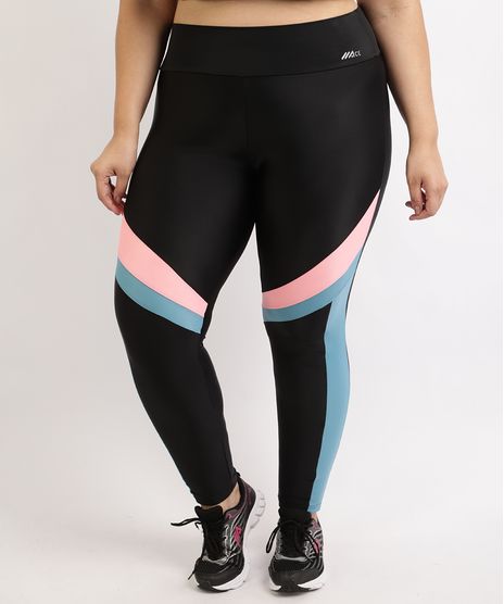 Calca-Legging-Feminina-Plus-Size-Esportiva-Ace-Cintura-Alta-Color-Block-Preta-9956967-Preto_1