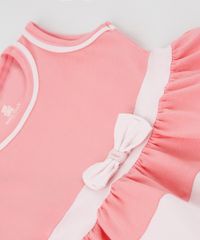 Vestido-Infantil-com-Laco-e-Listras-sem-Manga-Decote-Redondo---Calcinha--Rosa-9958885-Rosa_4