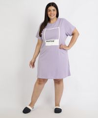 Camisola-Feminina-Plus-Size-Pantone-Blusa-Manga-Curta-Lilas-9960366-Lilas_1