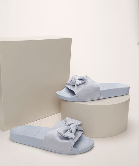 Chinelo-Feminino-Moleca-Slide-com-Suede-e-Laco-Azul-Claro-9961297-Azul_Claro_1