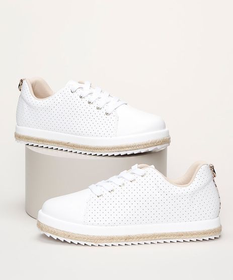 tenis oxford branco