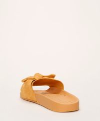 Chinelo-Feminino-Moleca-Slide-com-Suede-e-Laco-Mostarda-9961459-Mostarda_3