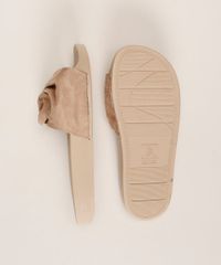 Chinelo-Feminino-Moleca-Slide-com-Suede-e-Laco-Bege-9961465-Bege_6