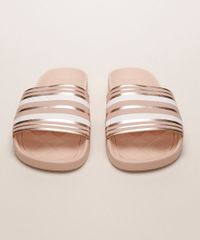 Chinelo-Feminino-Moleca-Slide-Estampado-de-Listras-Metalizadas-Rose-9961470-Rose_2